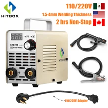 HITBOX Arc Welding Machine Inverter Welder 110V 220V DC MMA ARC200 IGBT Portable Weld Tool VRD Protection