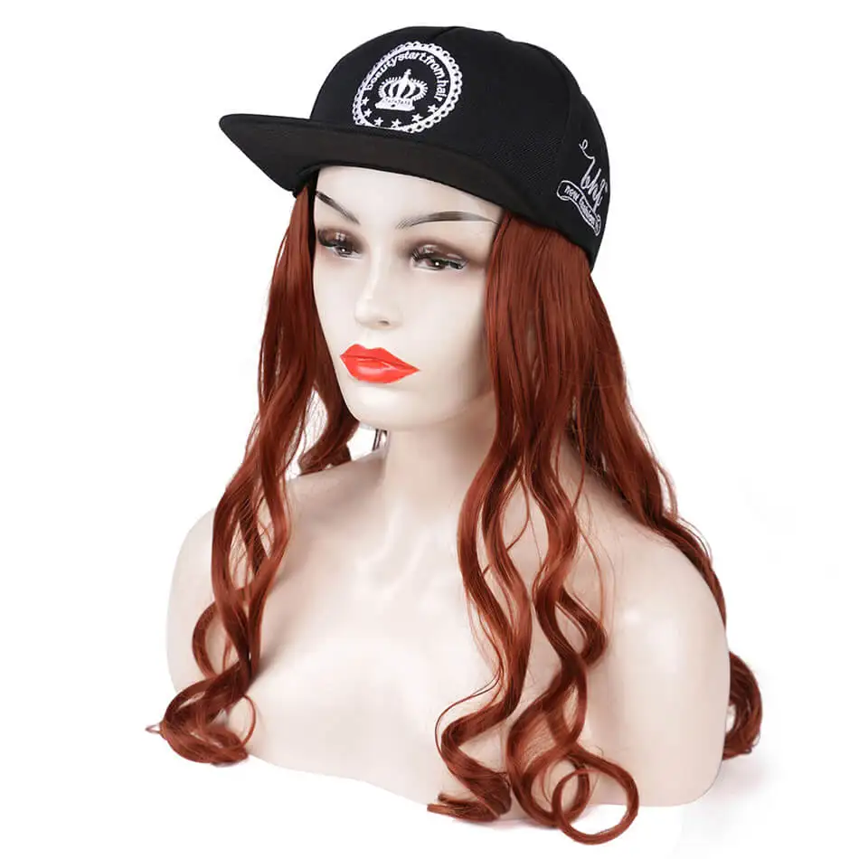 Красота на линии волокна волосы для наращивания тела волна парик с черной