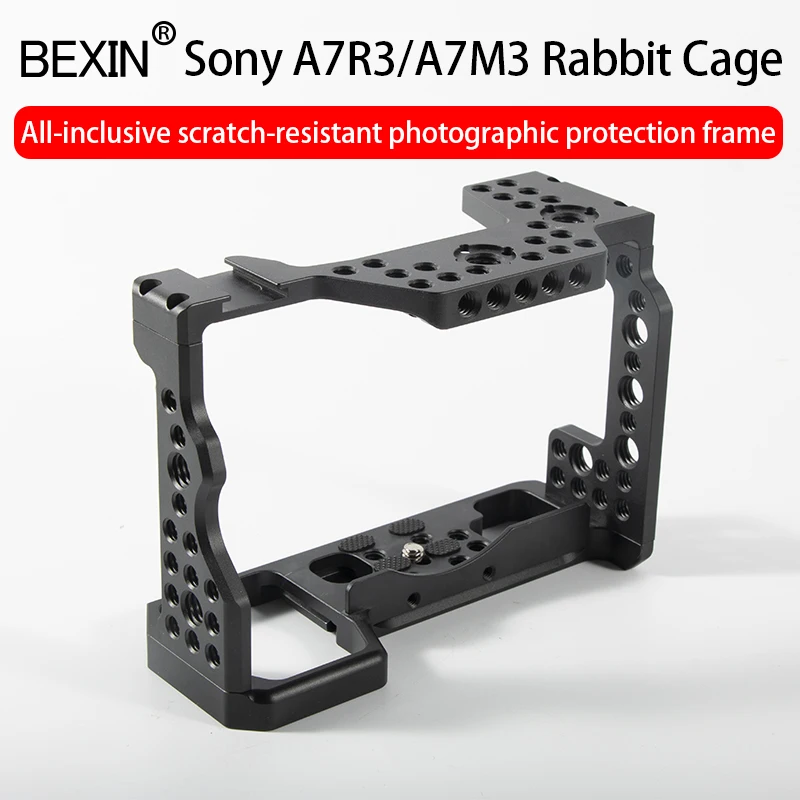 

BEXIN SLR camera cage aluminum alloy vertical shooting bracket suitable for Arca swiss clip Sony A7R3 A7M3