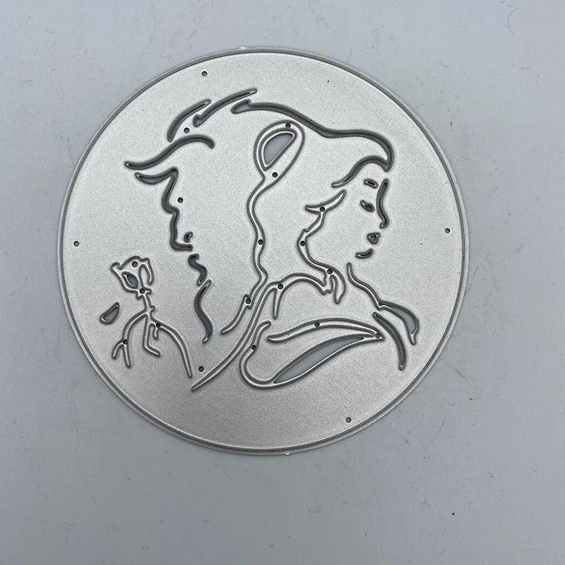 Набор вырубных штампов &quotдва лицевая сторона Трафареты DIY рельефное тиснение