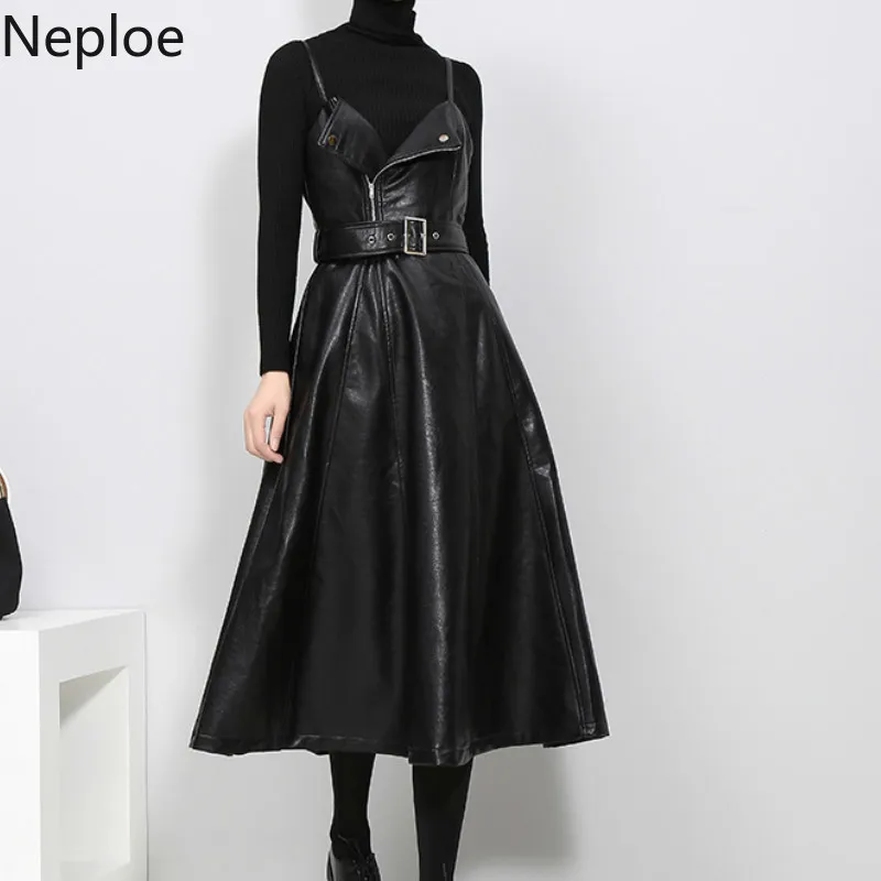 Neploe облегающее черное платье трапециевидной формы с высокой талией без бретелек