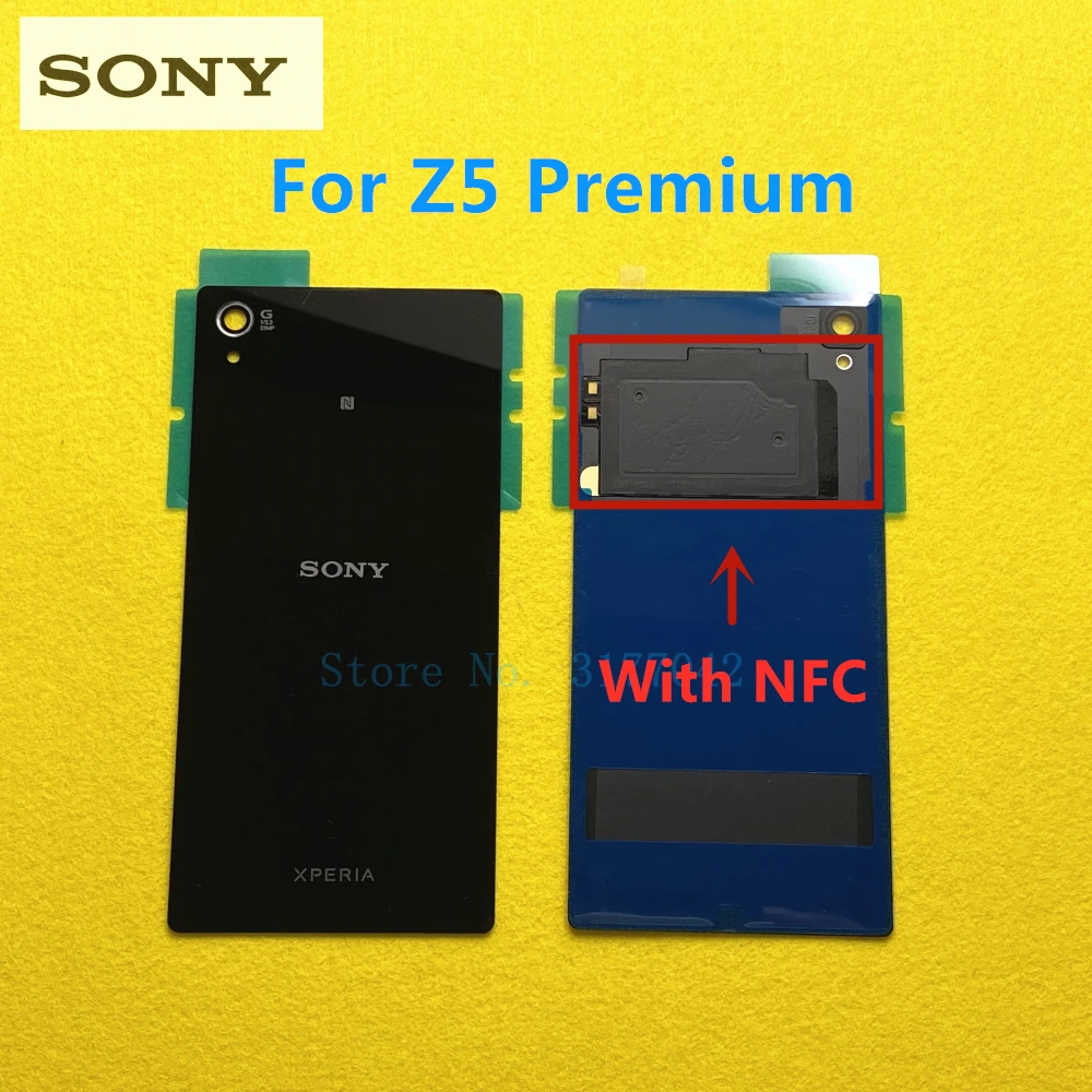 Задняя стеклянная крышка для Sony Xperia Z5 Premium Z5P E6853 E6883 E6833 корпус аккумуляторной