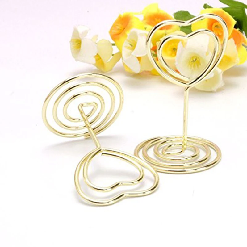 Горячая Распродажа мини-держатель для карт в форме сердца подставка фотографий