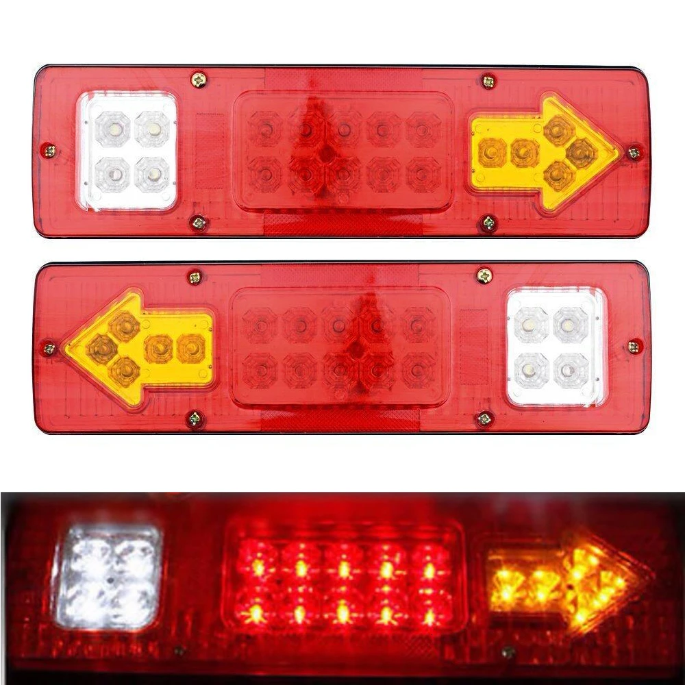 Бесплатная доставка Стайлинг автомобиля 2 шт. 19 светодиодов задний фонарь для