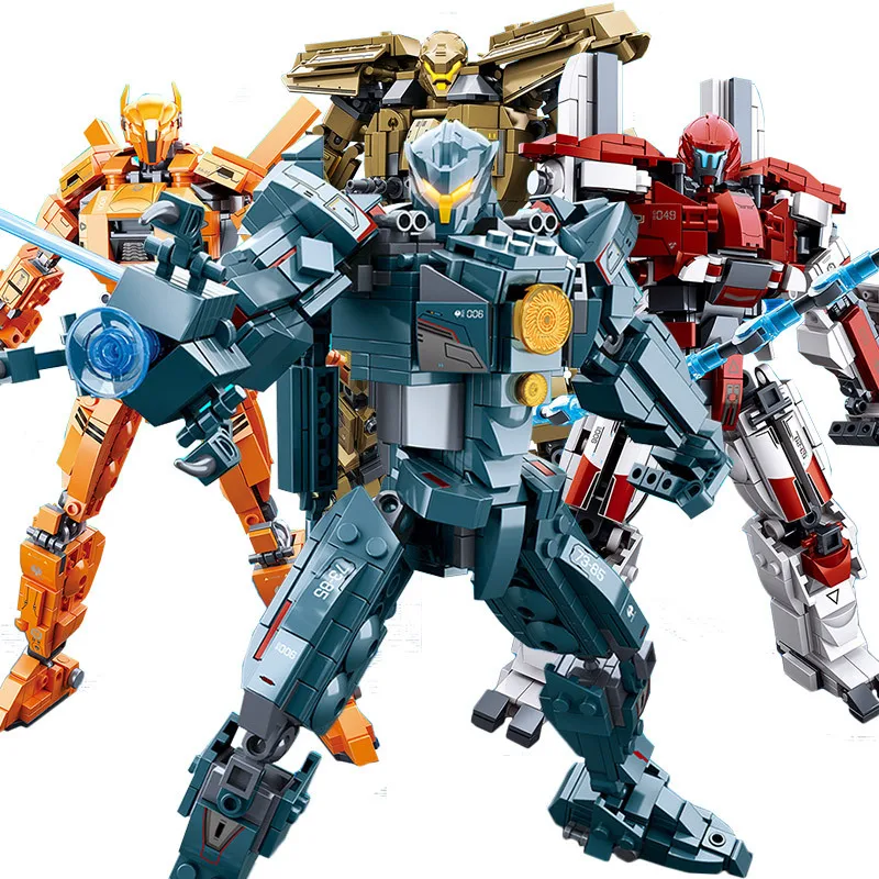 Новые Legoes серии фильмов мех деформация робот строительные блоки наборы DIY