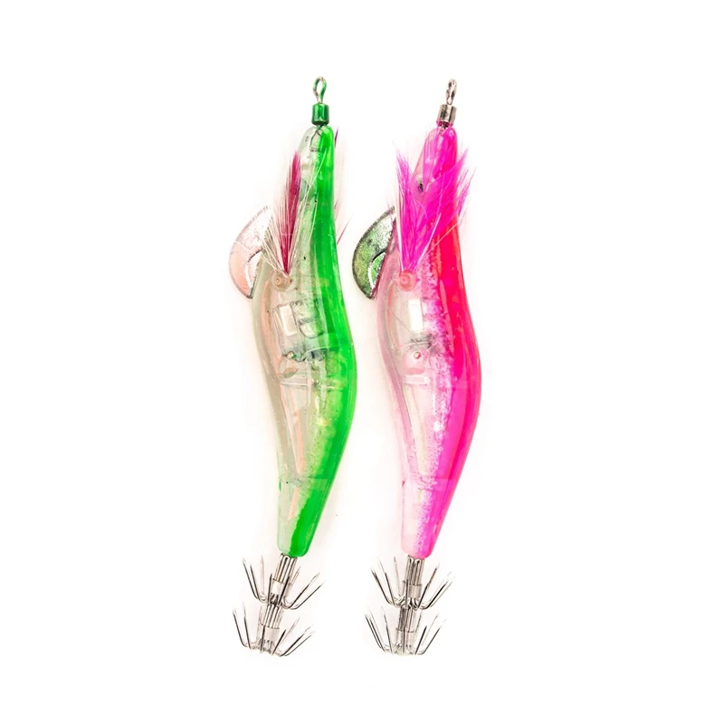 2 шт. мигающие светодиодные рыболовные приманки флэш-светильник 10 см Минноу