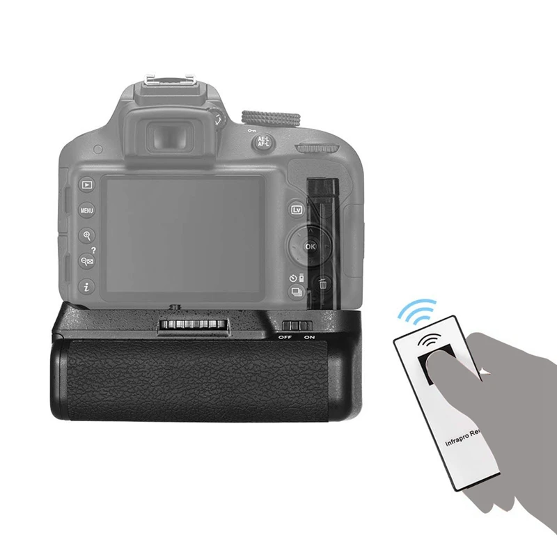 Вертикальный держатель батарейного отсека для Nikon D5300 D3300 D3200 D3100 Dslr камеры En El 14 на