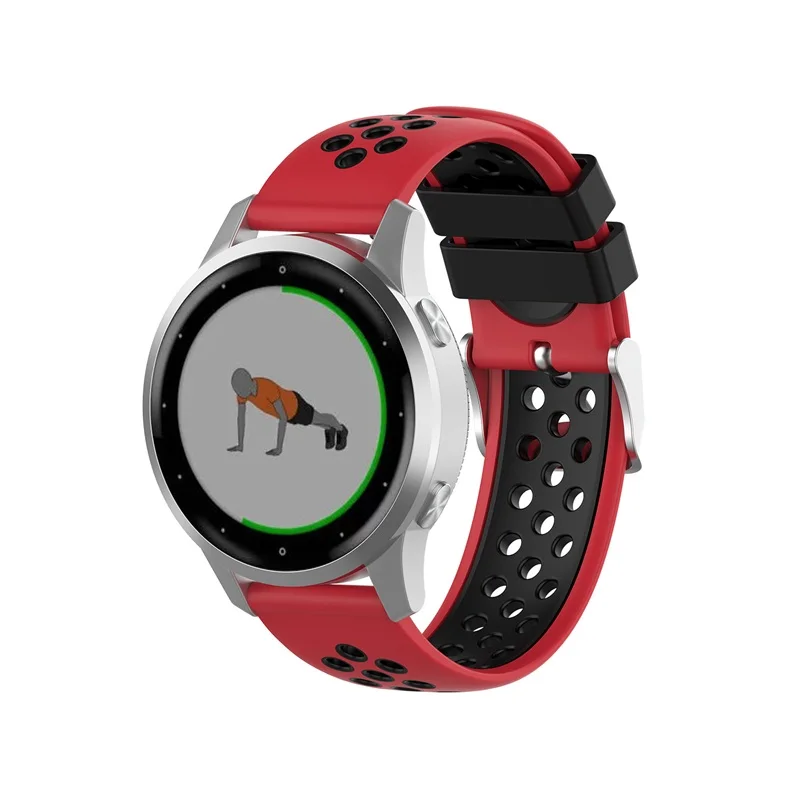 18 мм спортивный мягкий силиконовый ремешок для Garmin Vivoactive4S Смарт-часы для Vivoactive 4S сменный Браслет аксессуары