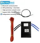 Плата Smart BMS 14S  24S 150A с активной балансировкой 1 А, защитная плата для телефона, приложение для литий-ионных аккумуляторов Lifepo4 LTO 16S 20S