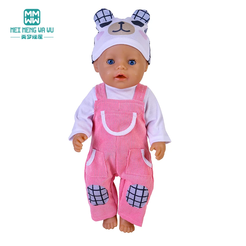Fits 43cm Toy New Born Doll Accessories Fashion Baby Carrier Set Child's Gift
