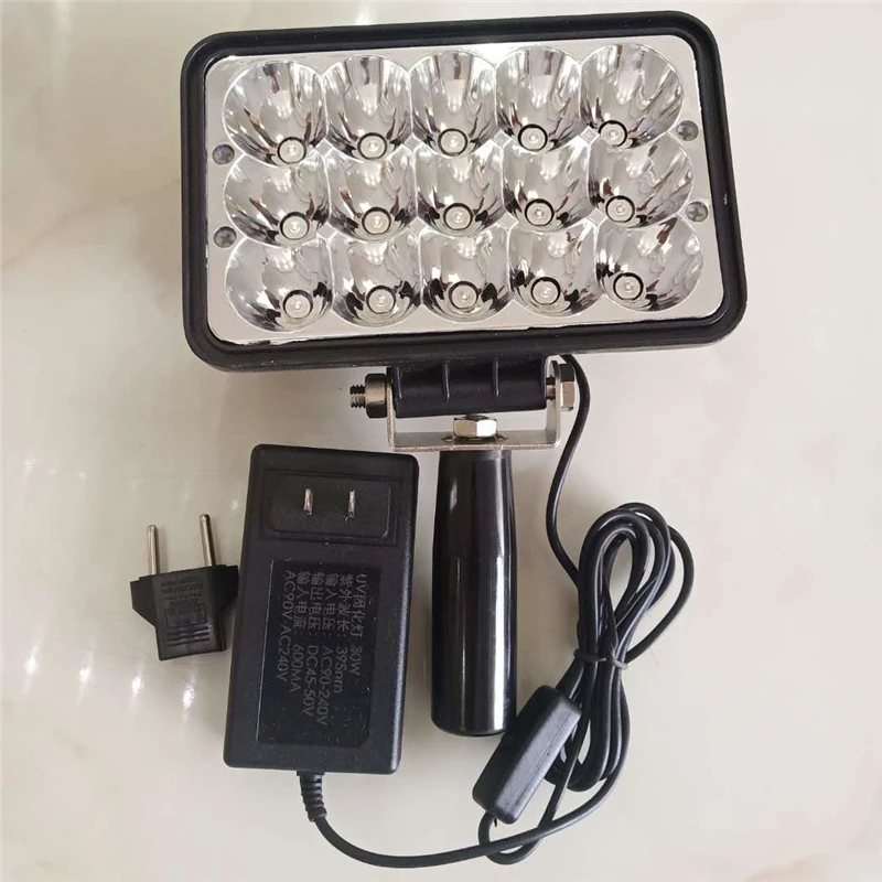 Лампа с длиной волны 300 Вт 395nw светодиодные модульные клеевые лампы зеленое масло