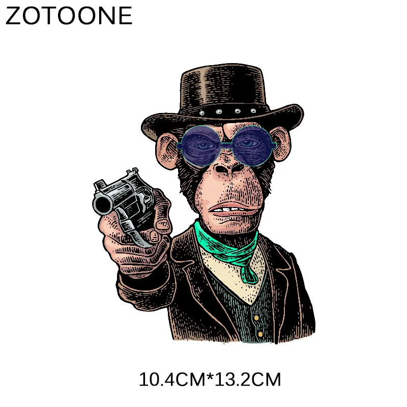 ZT1820 ZOTOONE рождественские наклейки с изображением оленя и утюгом, термопереводные наклейки для глажки одежды DIY, футболки, супер моющиеся для детей - Цвет: ZT1820