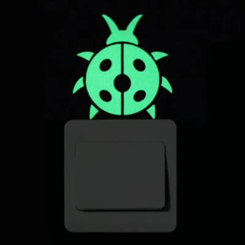 Creative Fashion New Luminous Carved Spiderman Switch Paste Living Room Bedroom Bathroom Stickers | Дом и сад