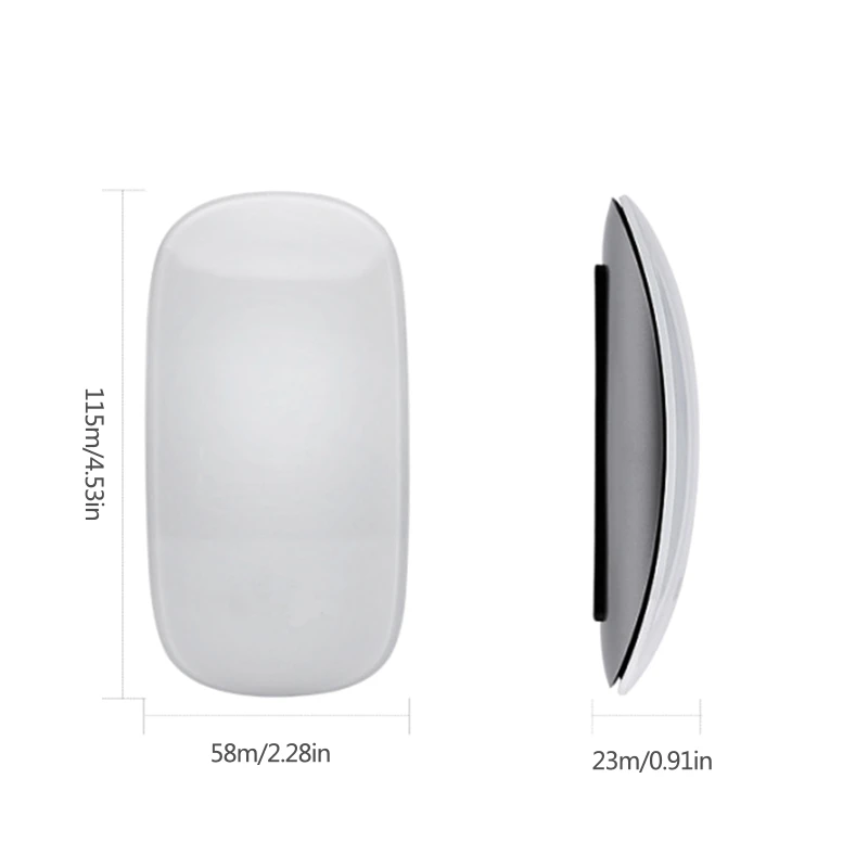 

Wireless Bluetooth Mouse Noiseless Clicking Silent Mouse Rechargeable Mute Mouse Laptop Accessories for Home Business Office