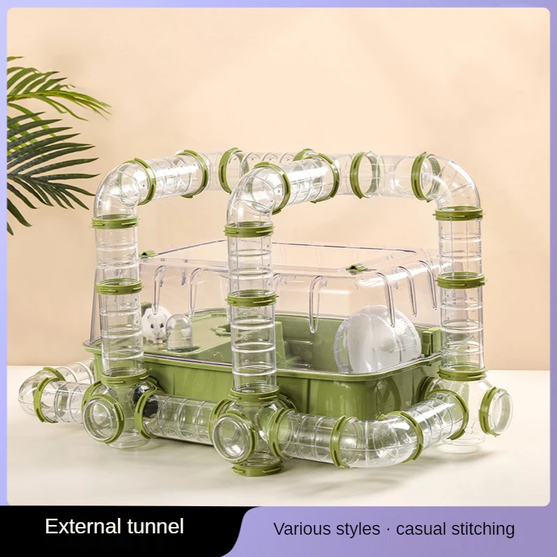 Внешняя трубка для хомяка акриловый туннель аксессуары клетки сделай сам клетка