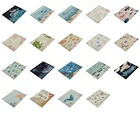 Пляжные салфетки с животными, салфетки для настольной изоляции, нескользящая моющаяся Подушка, набор морских черепах для КИТА, подставки для напитков