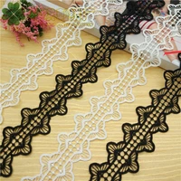 3 yards 4cm wide polyester thread water soluble embroidery lace jewelry diy childrens clothing accessories