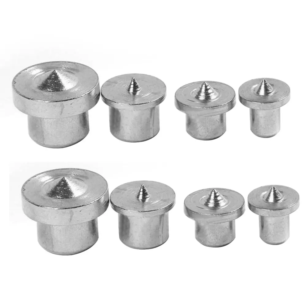 

8pcs Tenon For Drill Hole Pin Woodworking Dowel Center Chrome Plated Joint Locator Alignment Tool