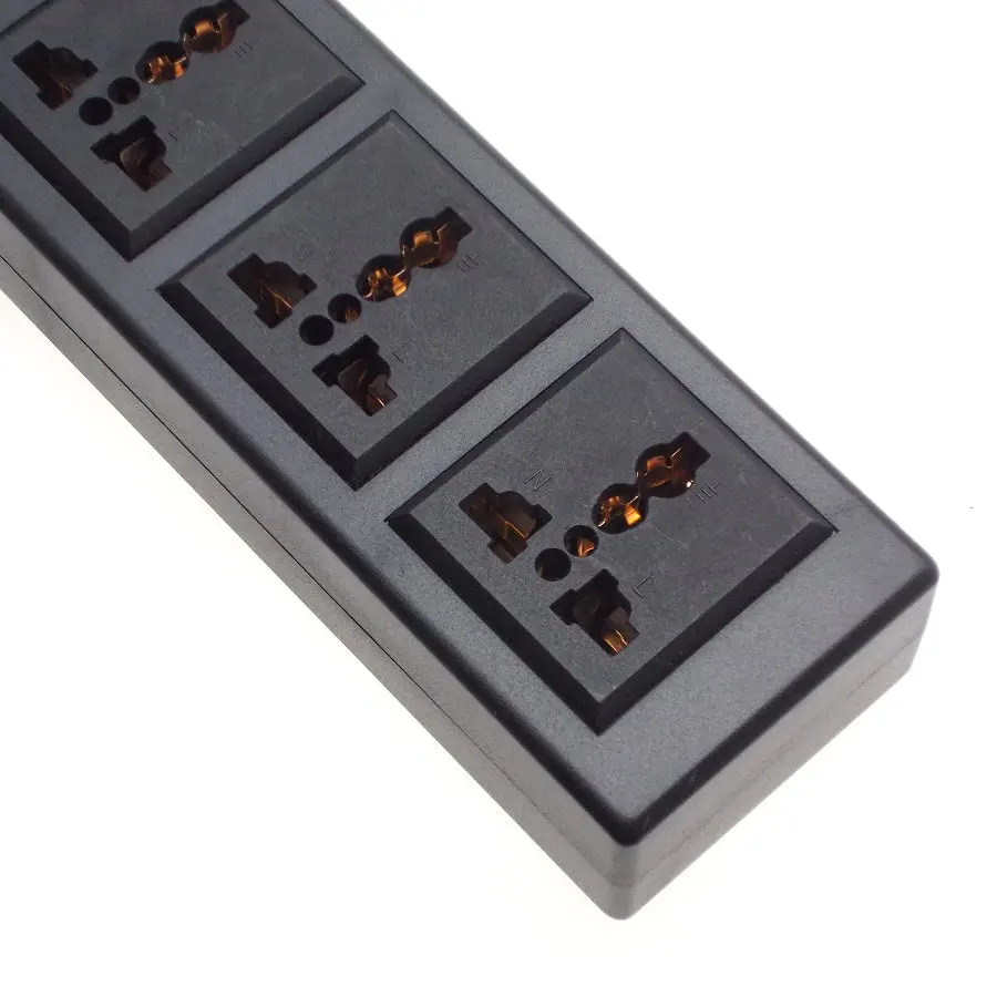 PDU PSU IEC320 C14 штепсельная Вилка вход 4-сторонняя универсальная Выходная