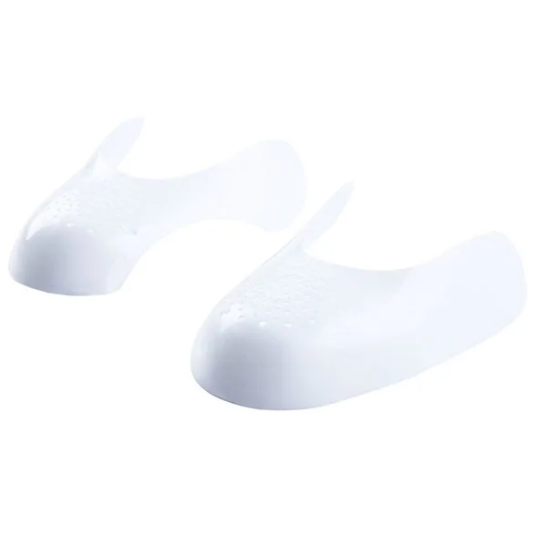 AJ1 shoe shield toe wrinkle and crease proof AF1 Air Force No. 1 shoe shoe shoe shoe shoe toe shield artifact AJ man - Цвет: White pair