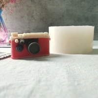retro camera candle silicone mold diy handmade resin scented candle soap fondant cake model making craft camera art decoration