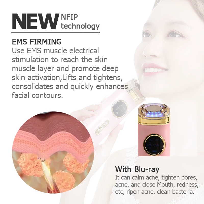 

Wholesale Factory Ems Ultrasonic Face Slimming Massage Facial Massager