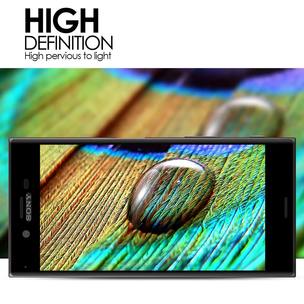 3D изогнутый чехол из закаленного стекла для SONY Xperia X XZ XZS XZ1 Compact XZ2 Premium XZ3 полное