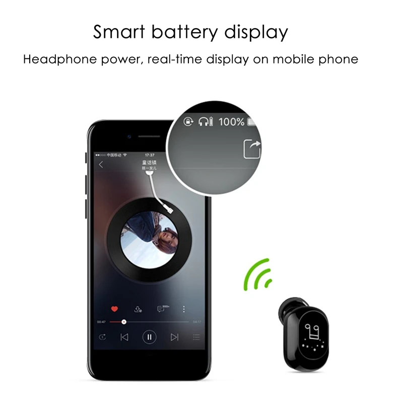 Bluetooth-наушники с одним ухом 5 0 стерео | Электроника