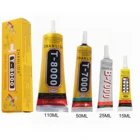 Клейкий клей, дневная яркость E8000, силиконовое крепление, экран дисплея телефона, смартфона, стразы 15 мл, 50 мл, 110 мл, черный прозрачный