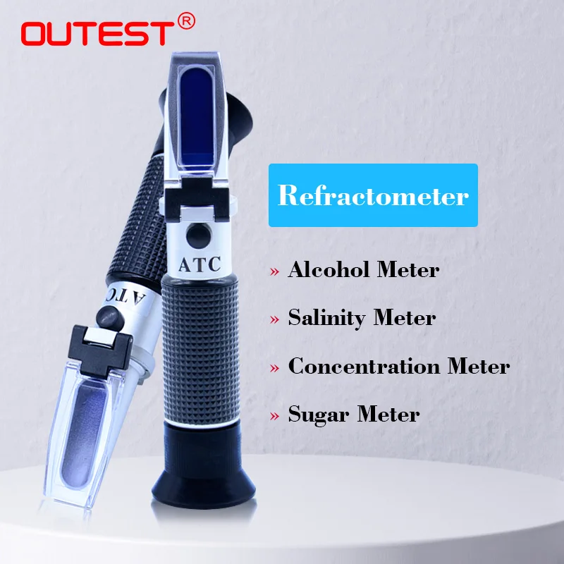 Рефрактометр с функцией определения содержания сахара/меда/пива Брикса