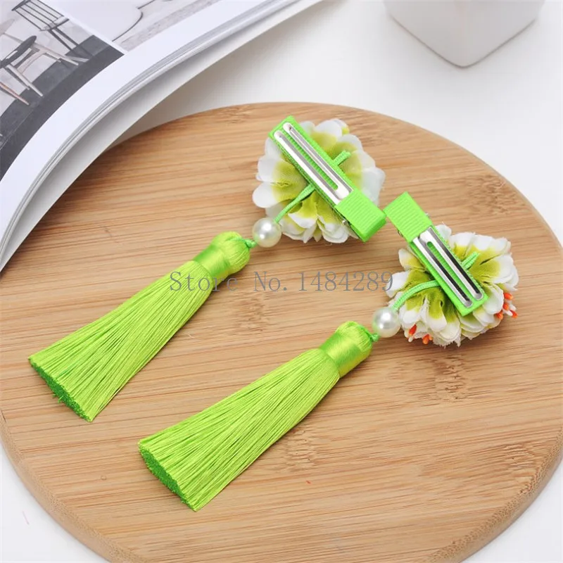 2 шт./компл. мульти Стиль девочек заколки для волос в традиционном китайском стиле