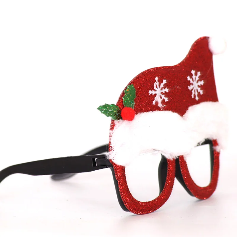 Рождественское украшение пластиковые очки снеговик олень Олдмен игрушка для