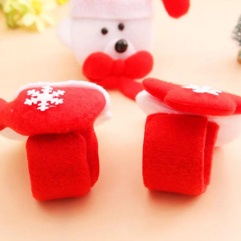 1 шт. Рождественский браслет новогодние украшения с дедом морозом медведем