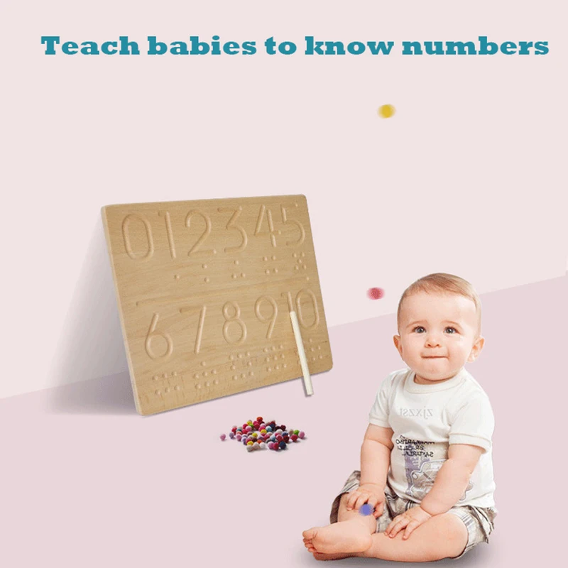 

New Montessori Educational Training Mathematics Toy Wooden Montessori Material 0-10 Digital Shape Writing Board Pen Board Toy