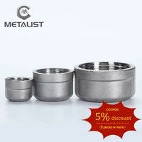 metalist bsp 2 12 dn65 ss304 stainless steel sanitary pipe cap female threaded pipe end cover cap for pipe