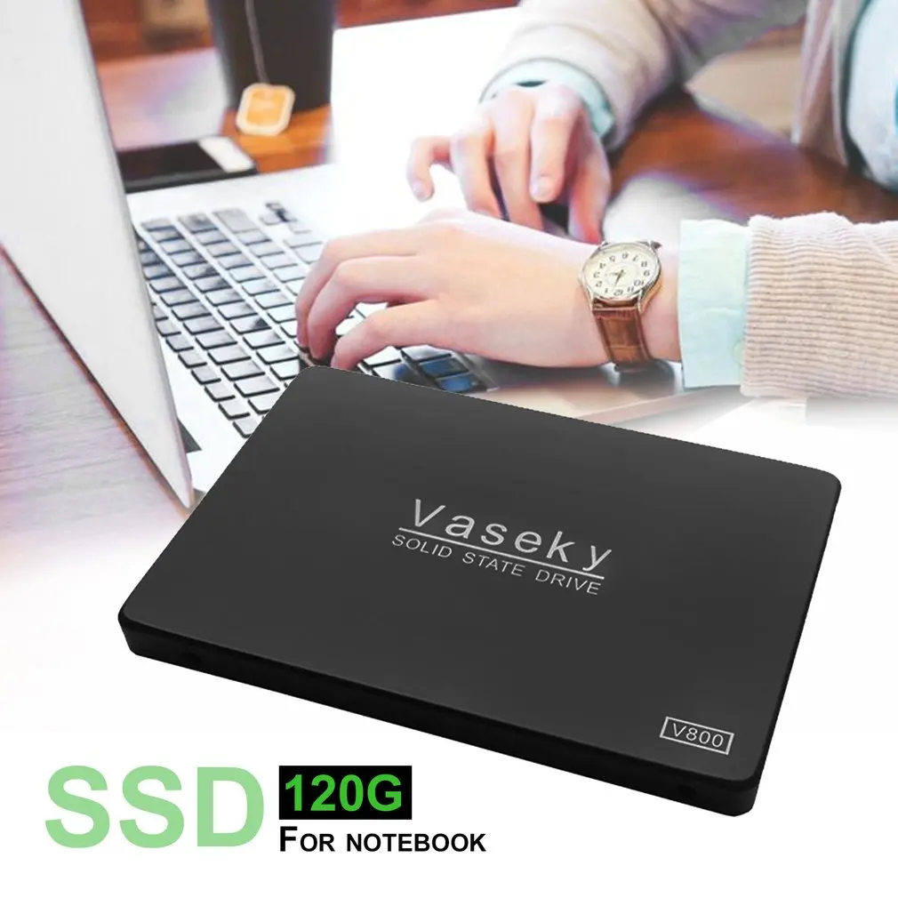 Vaseky V800 120G тонкий корпус ультра тонкий дизайн SSD жесткий диск мини SATA твердотельный накопитель подходит для ноутбука Настольный ПК