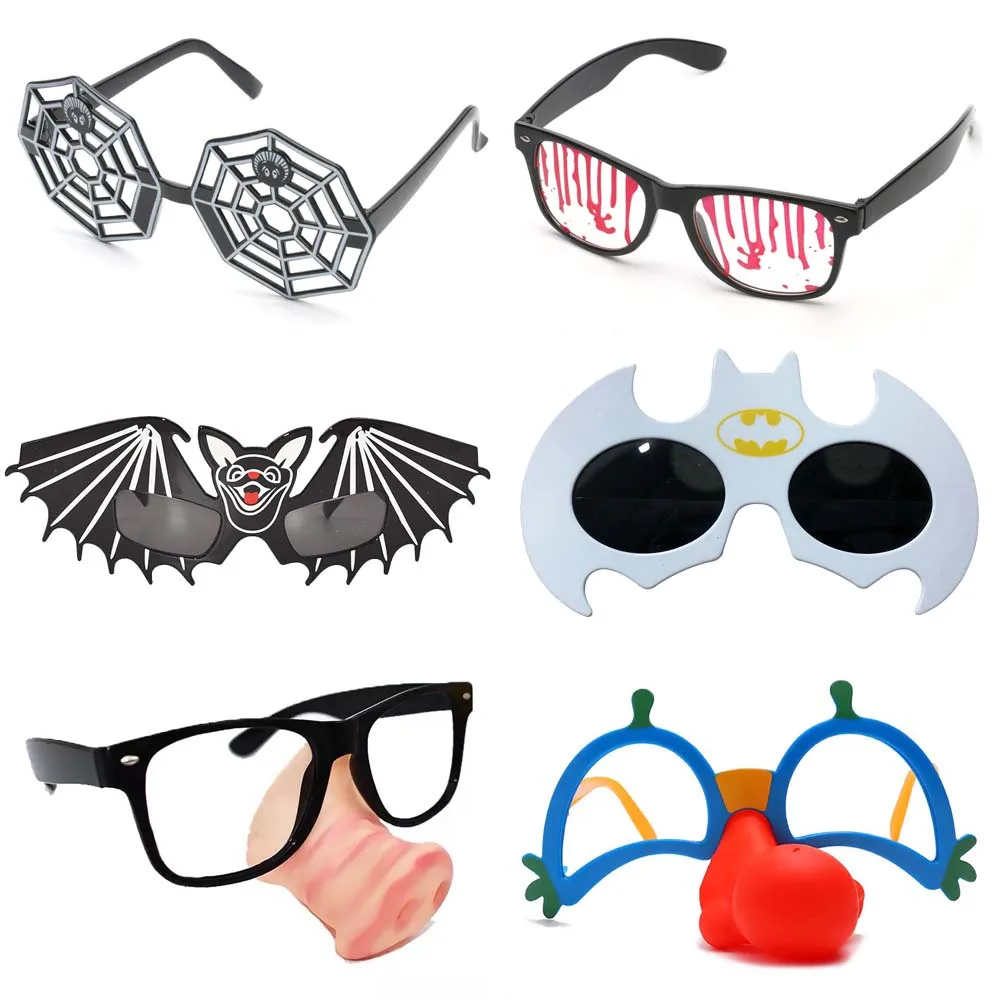 

Hot Selling Halloween Funny Glasses Skull Pumpkin Glasses Ins Personality Party Carnival Decoration Photo Props Children's Toys
