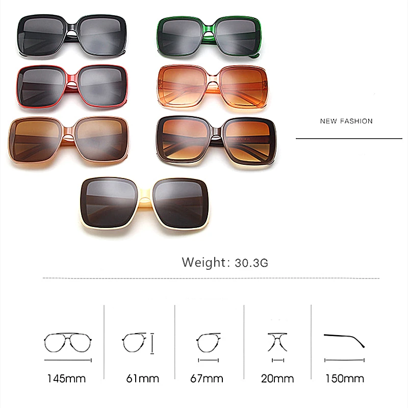 Очки солнцезащитные женские квадратные модные брендовые дизайнерские солнечные