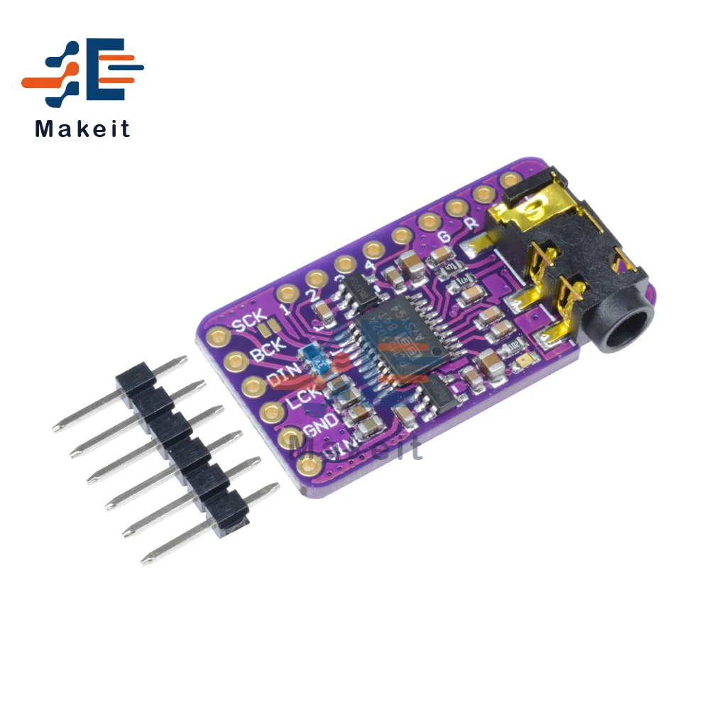 Модуль декодера ЦАП PCM5102 цифровой аудиоплеер с интерфейсом I2S для форматов Raspberry Pi