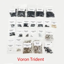 Trident 3D Printer DIY Project Fasteners Screws Nuts Full Kit Trident 3D Printer Screws Full Kit for Voron Trident Parts