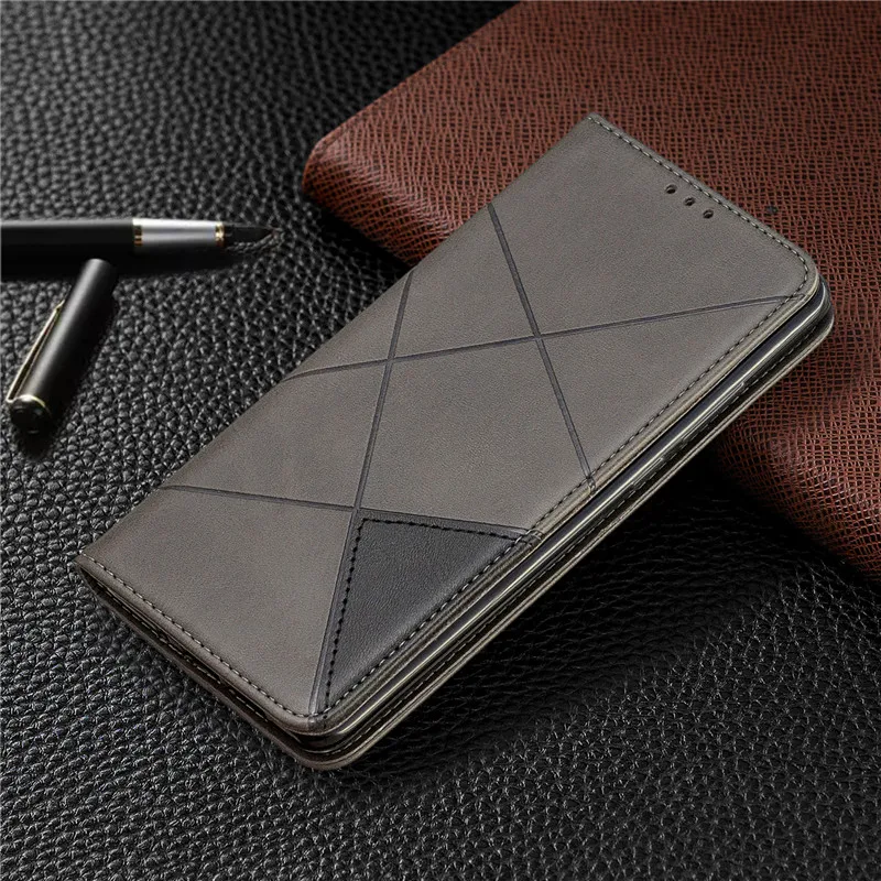 Huawei Y6 Case Magnetic Leather Slim Case na for Huawei Y6 Y 6 Pro Prime Y6Prime Flip Stand Business Phone Cover