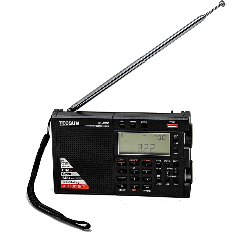 Tecsun PL-330 Полнодиапазонный радиоприемник портативный FM стерео LW/MW/SW SSB приемник DSP