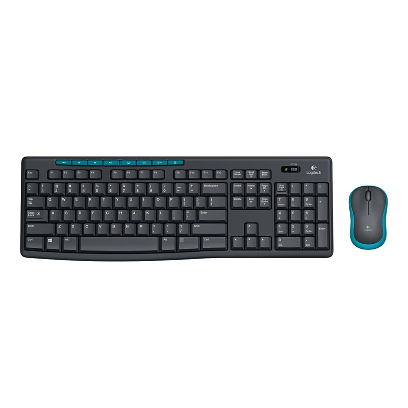 

Набор для клавиатуры и мыши Logitech MK275, комплект из двух предметов: клавиатура и мышь, настольный компьютер для офиса и дома