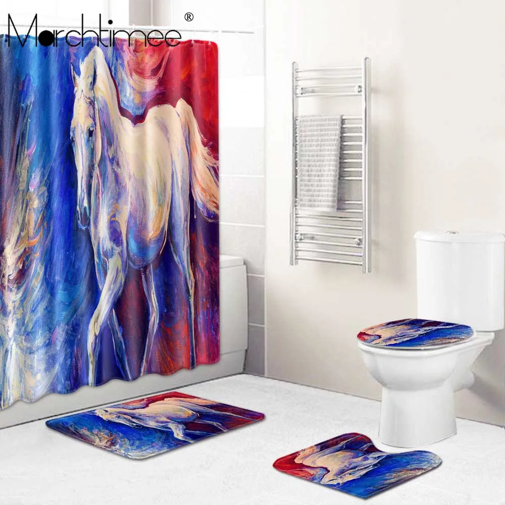 Ковбойские сапоги в стиле ретро West водонепроницаемая шторка для душа из