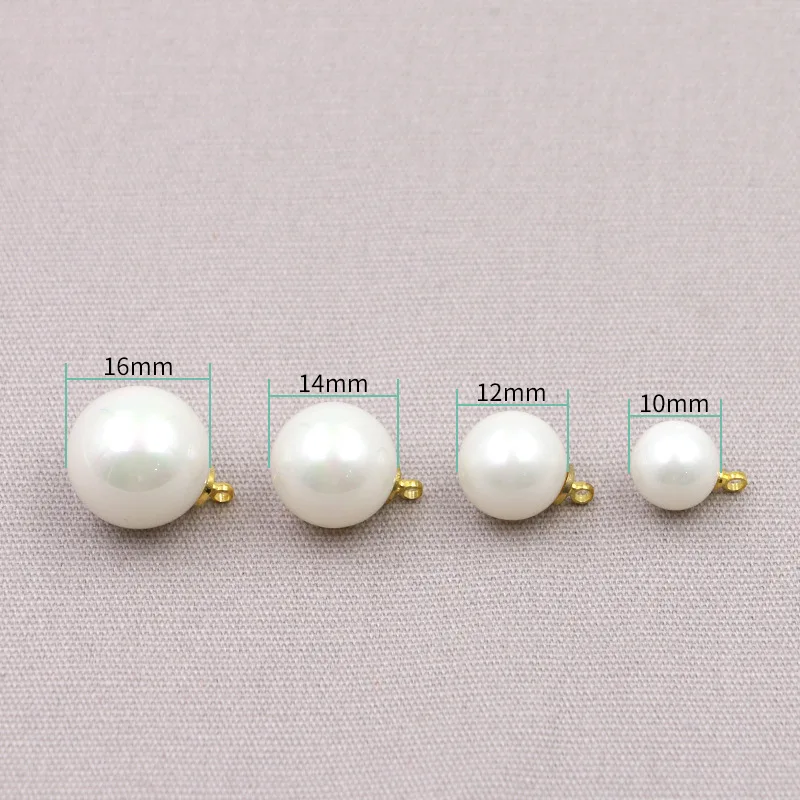 Пуговицы с имитацией жемчуга 10 шт. пластиковые пуговицы высокого качества для