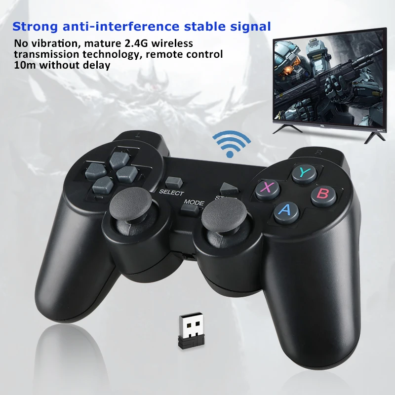 Беспроводной USB геймпад 2 4 ГГц для ПК/ноутбука/Android ТВ-приставки игровой