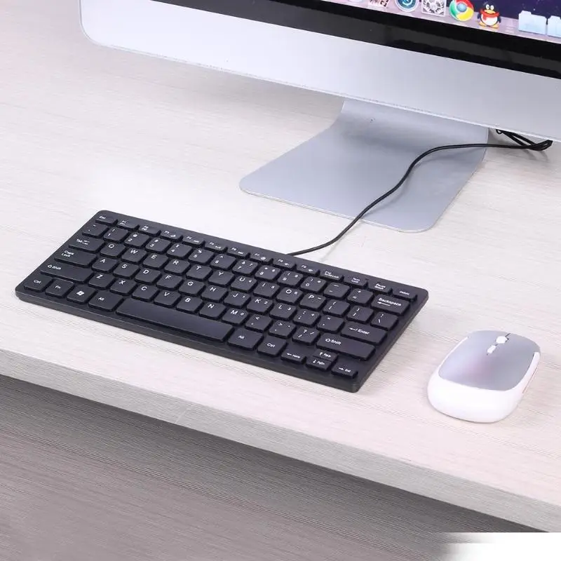 Прочная многофункциональная клавиатура K1000 супер тонкая USB Мини мультимедийная