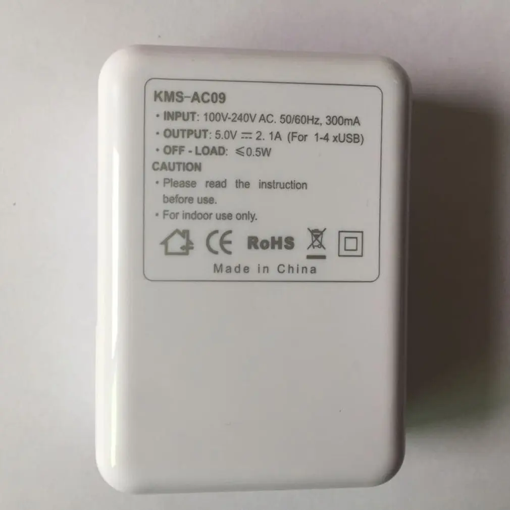 Прочный 4 Порты и разъёмы USB Мобильный телефон Зарядное устройство