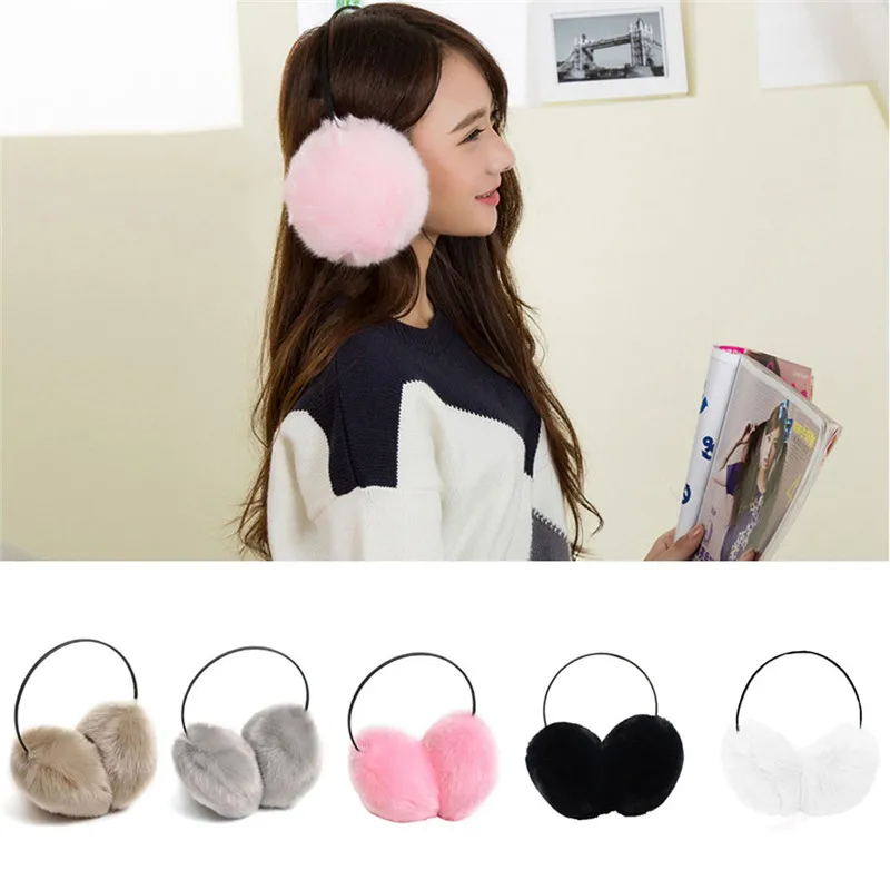 Женские зимние милые теплые мягкие наушники современные модные многоцветные |