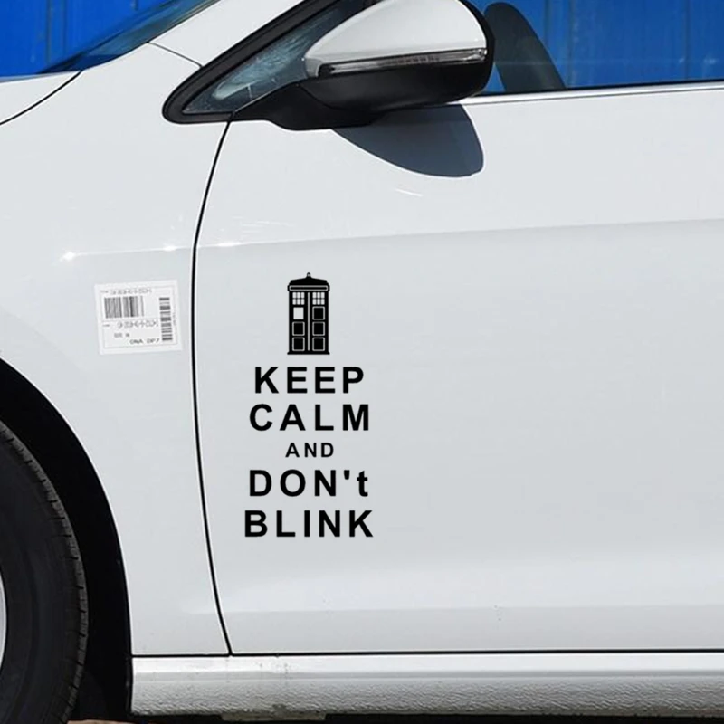 Автомобильные наклейки &quotДоктор Кто Тардис&quot забавные креативные Декоративные
